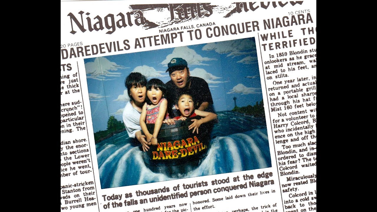 Niagara Falls Walking Tour / Vintage Clip On The Falls Tower Ride Viewing Clifton Hill In !99?