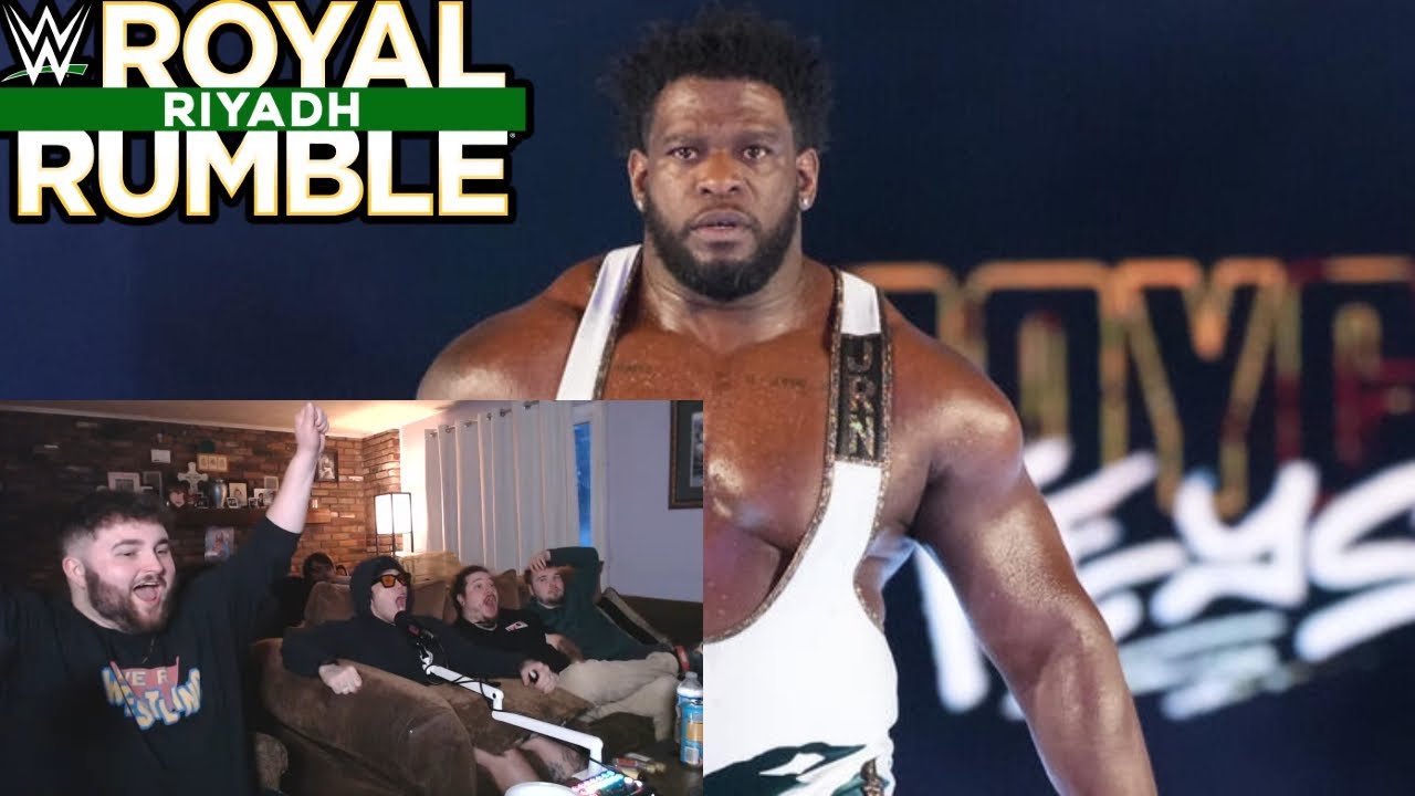 О боже!!! Реакция на дебют Пауэрхауса Хоббса на Royal Rumble от WWE!!!