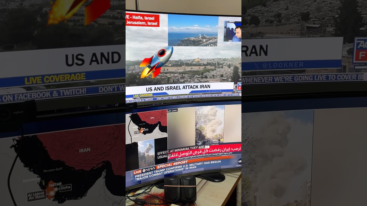 🚀US AND ISRAEL ATTACK IRAN #shortsfeed #trending