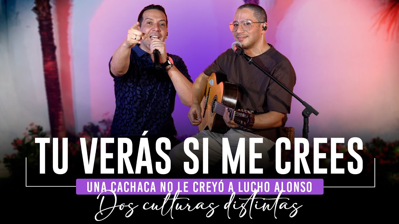 "Tú verás si me crees" Fabian Corrales se la roba a Lucho Alonso para que Churo Diaz la grabara