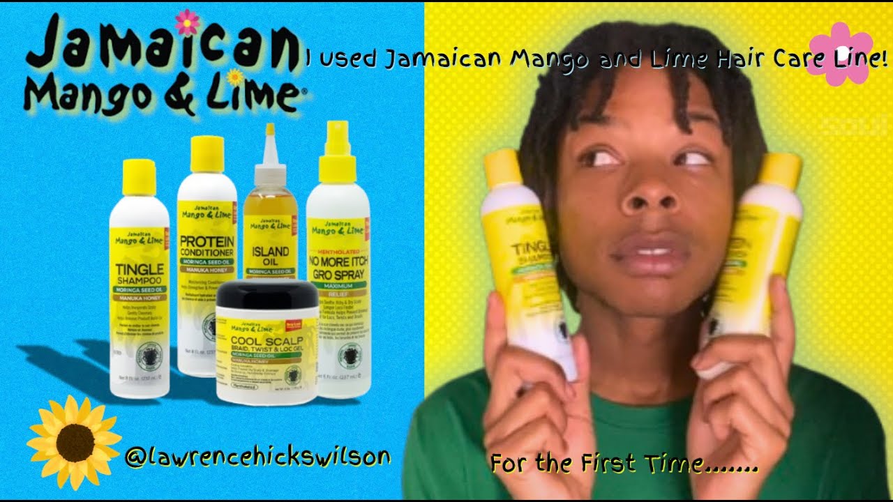 I Washed My Hair Using Jamaican Mango and Lime's Hair Products!!!