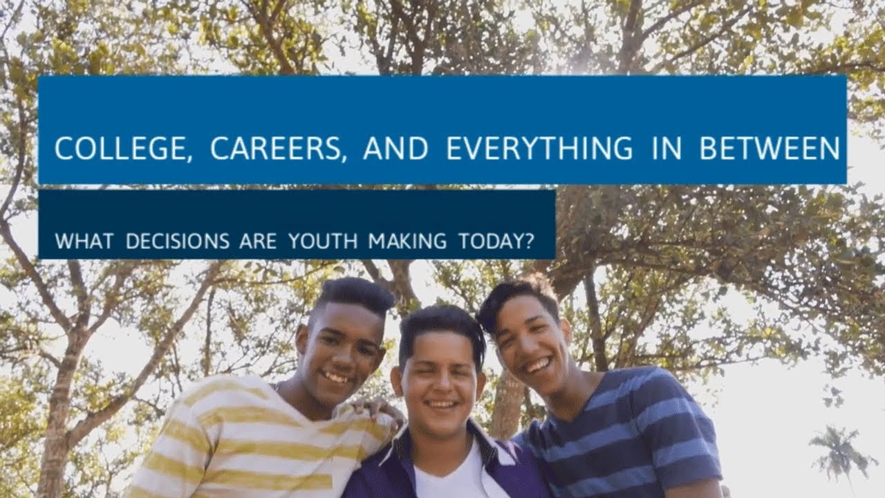 College, Careers, and Everything in Between: What Decisions are Youth Making Today?