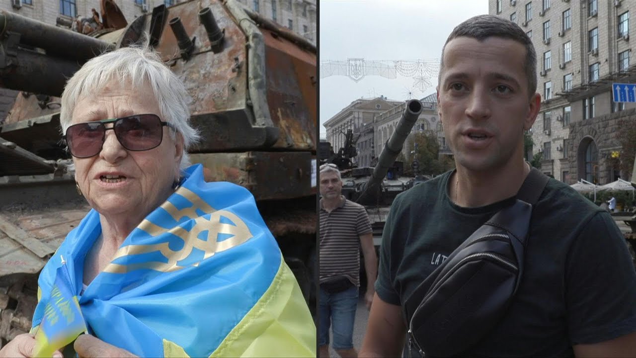 Moradores de Kiev relatam os seis meses de guerra com a Rússia | AFP