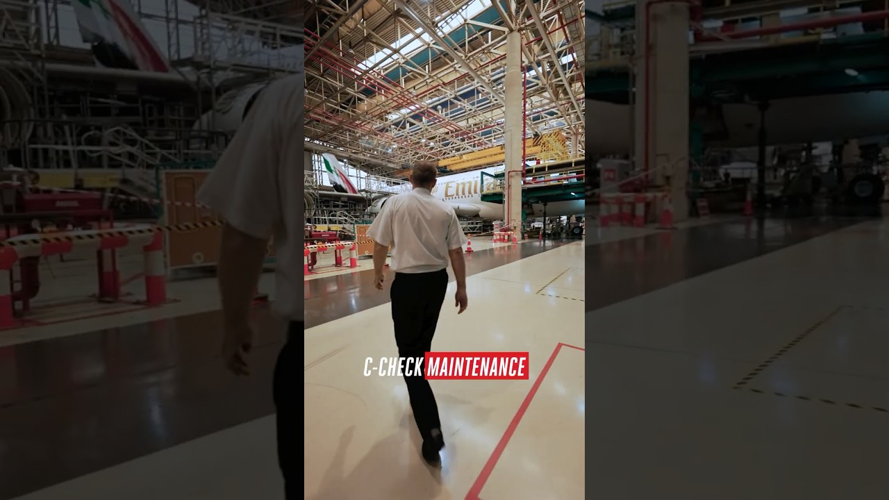 Behind the Scenes with Emirates Engineering as they Perform Maintenance on an A380