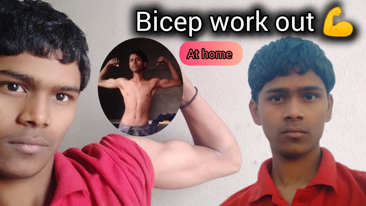 Bicep work out 💪 At home 🏡💥💪💪#gymmotivationvideo #homeworkout #motivation #viralvideo 