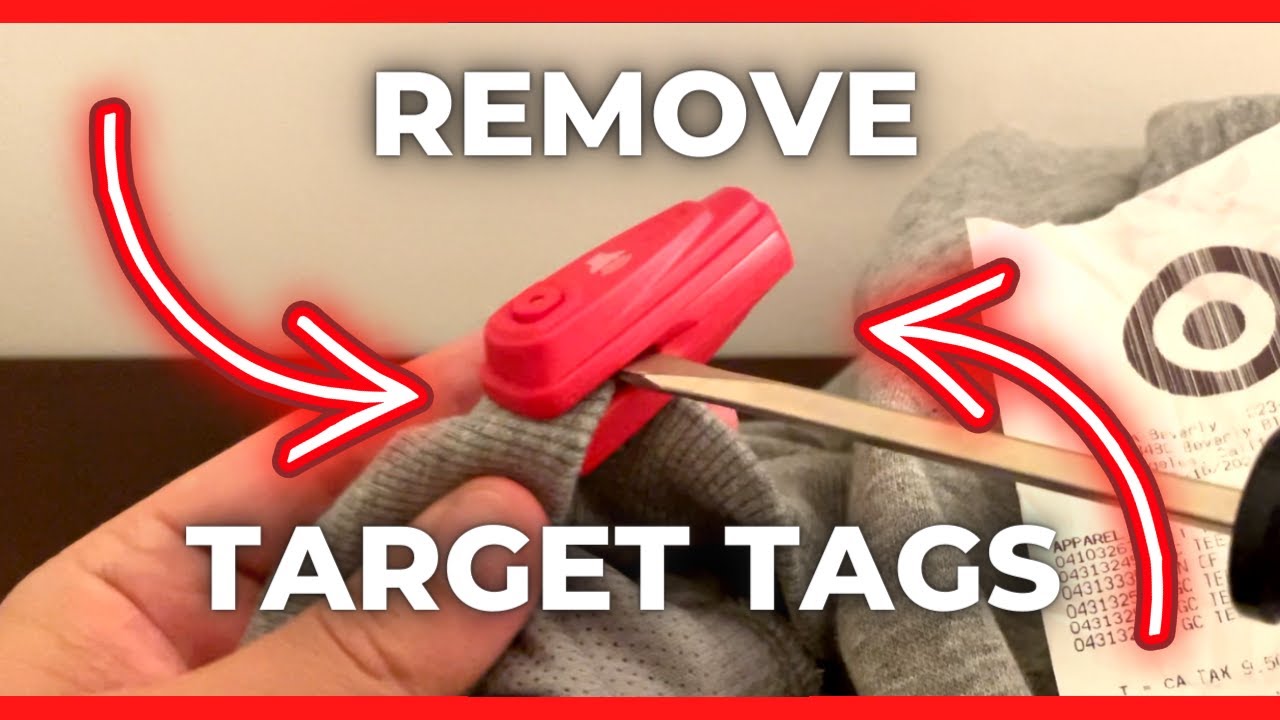 Как снять метки Target Security за 1 минуту (не испортив одежду!)