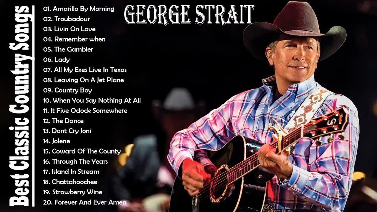 George Strait Essential Playlist 🌟 Best of the 80s & 90s Country Era