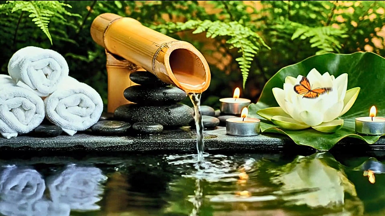 Deep Relaxation Tonight 🌿 Bamboo Water Sounds for Peaceful Sleep