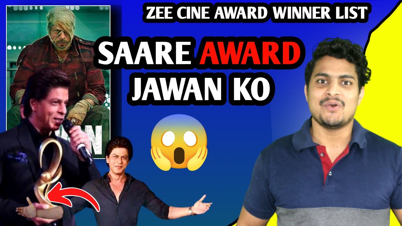 Zee Cine Award 2024 Winner List | Jawan Got Maximum Award At Zee Cine Award 2024 #zeecineawards2024