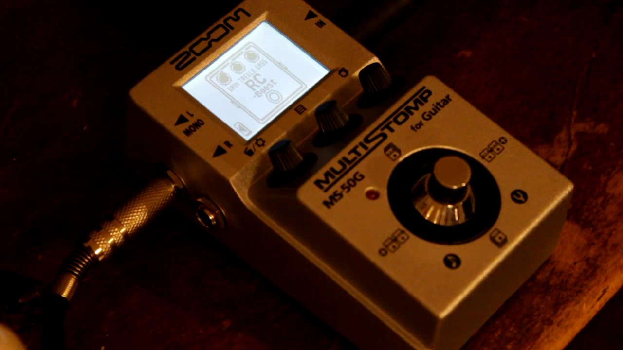 Zoom MS50G - walkthrough new Firmware 3.0 effects