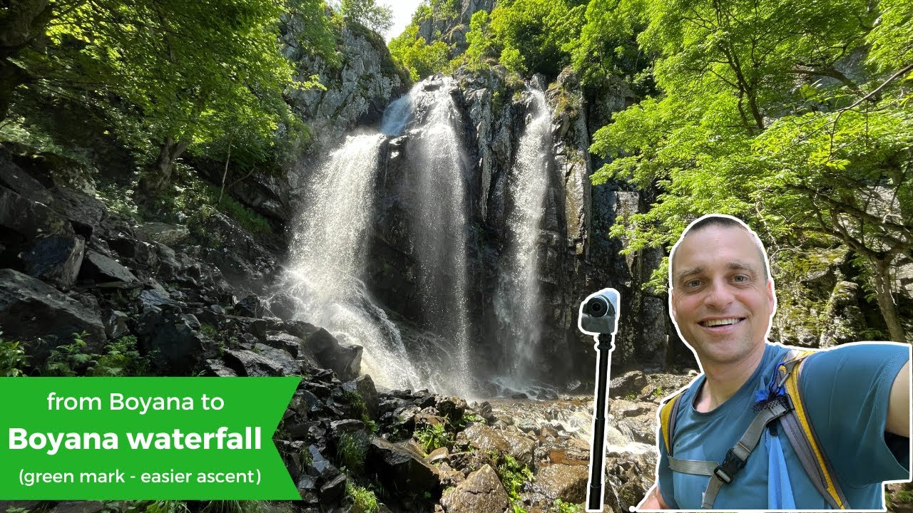 🥾 Boyana waterfall (green mark path - easier) up from Boyana bus 64 | FULL WALKTHROUGH POV