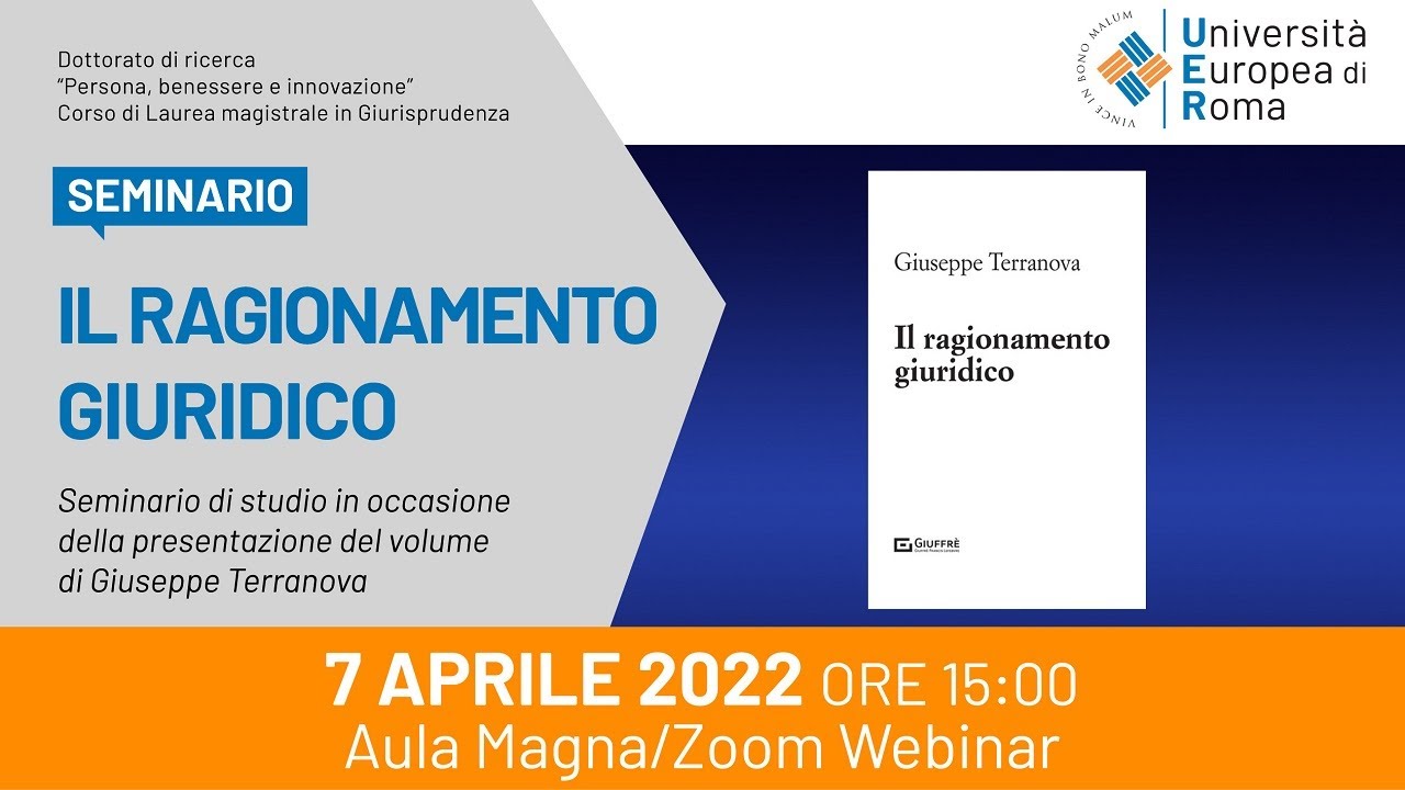 Università Europea di Roma (UER) - Il Ragionamento Giuridico