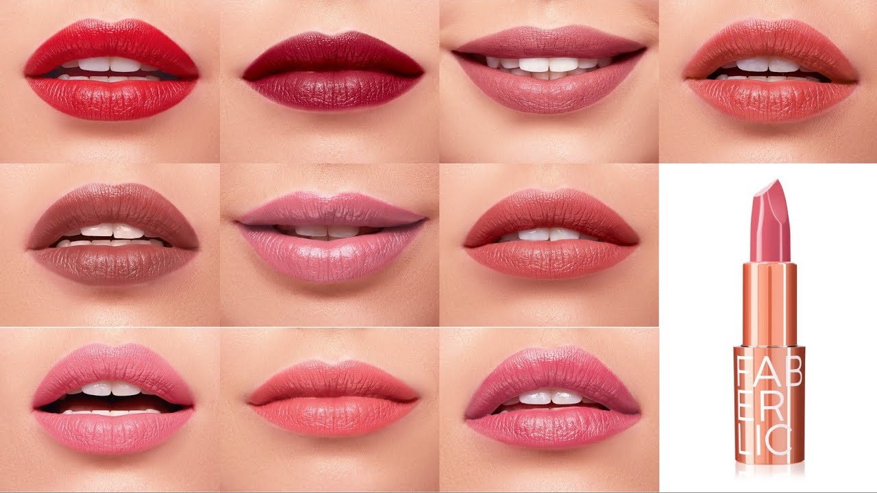 Hydra Lips ВСЕ оттенки на РАЗНЫХ губах!!! Губная помада Фаберлик. Faberlic