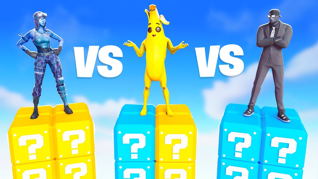 MYTHIC vs EXOTIC Lucky Block Race!