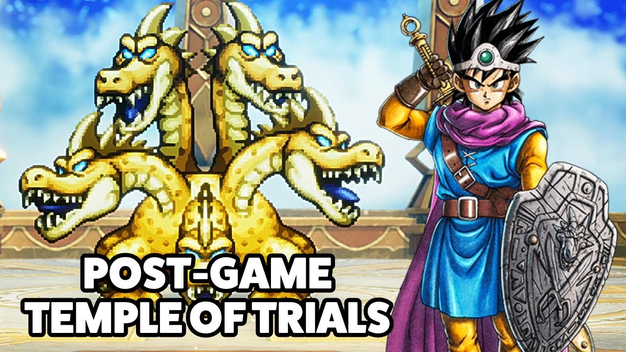 Dragon Quest III HD-2D Remake Post Game | Temple of Trials Walkthrough