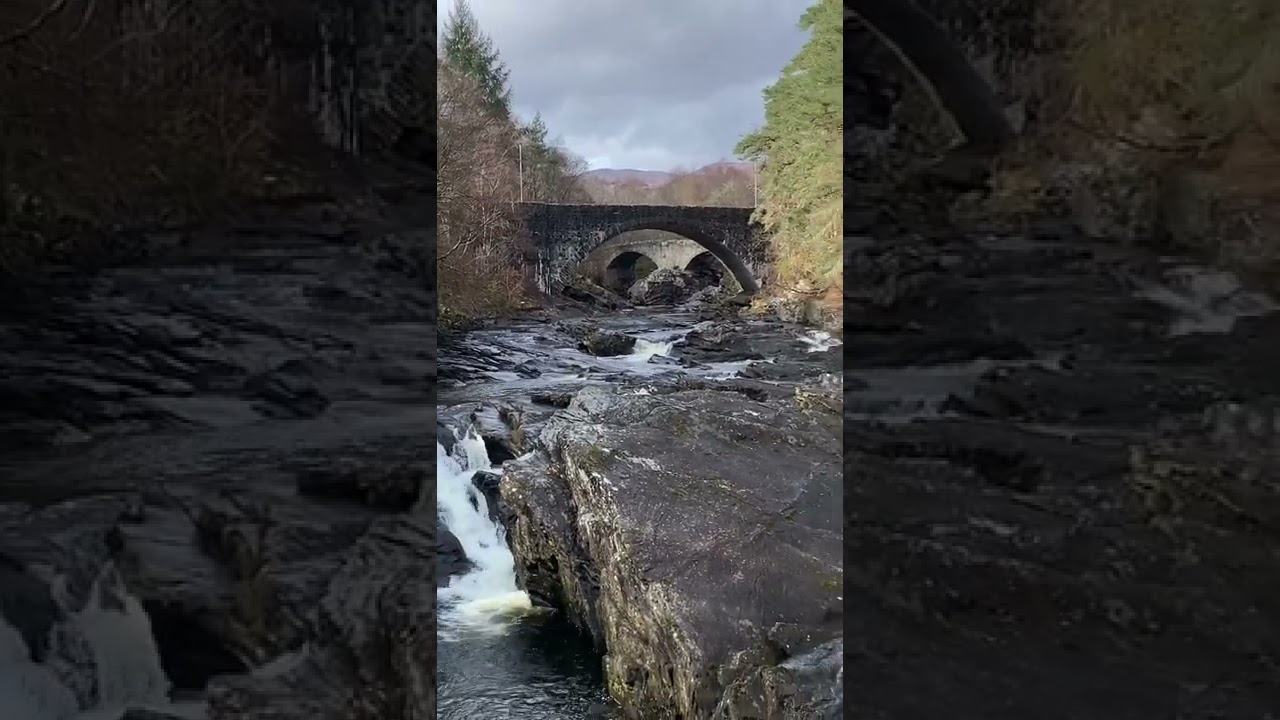 The Telford bridge, built in 1813 & spectacular Invermoriston Falls #telfordbridge #invermoriston