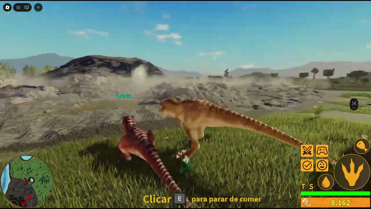 O filhote até adulto com T REX  PT4 