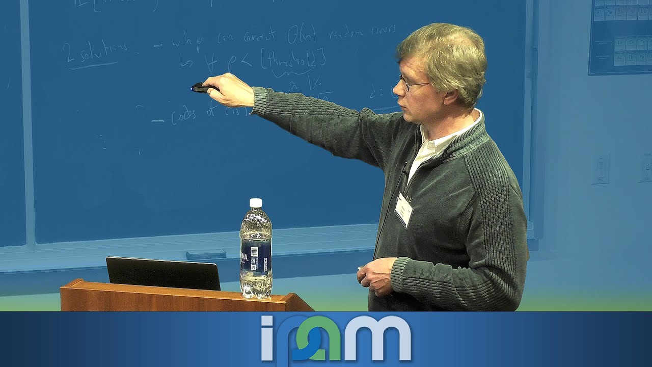Misha Lukin - Logical quantum processor with neutral atom arrays I of II - IPAM at UCLA