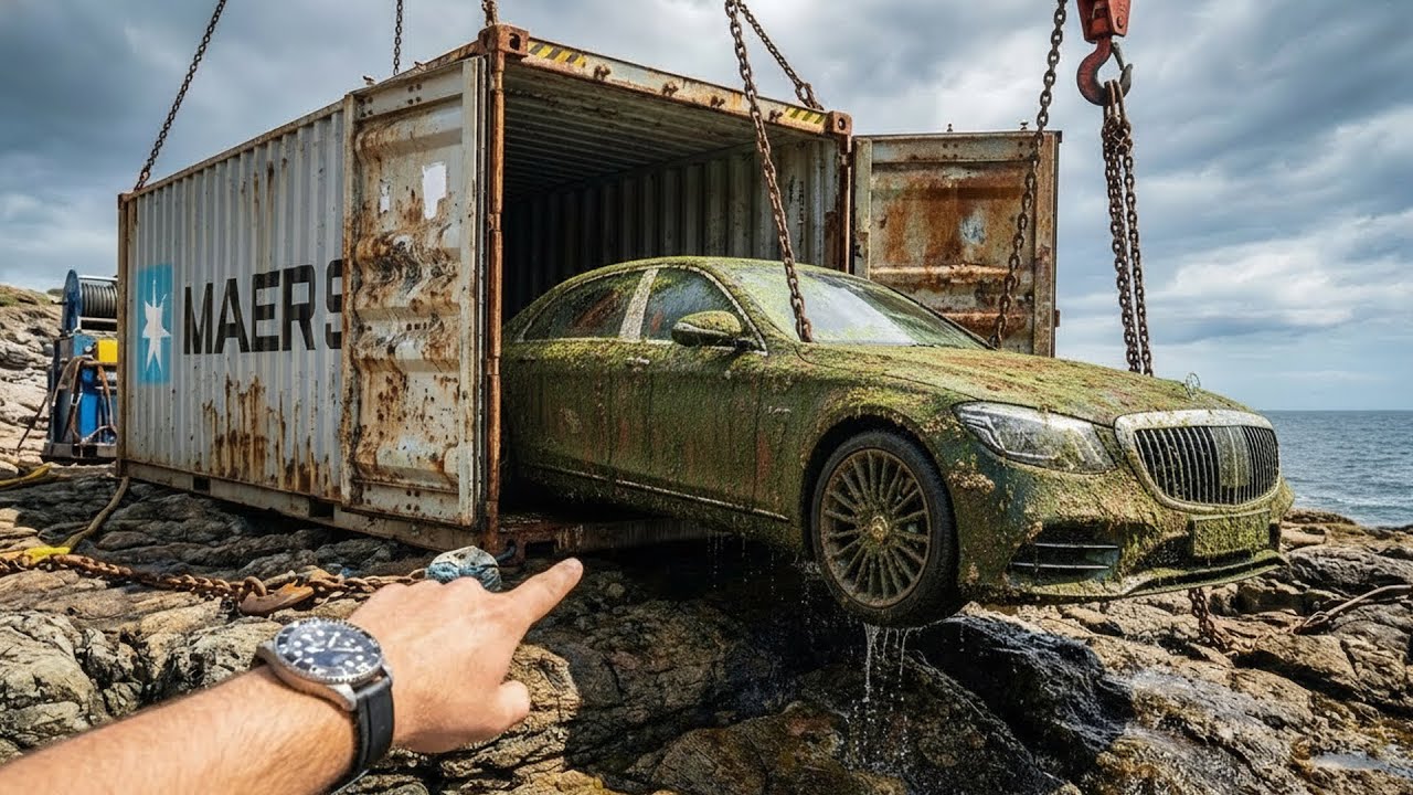 The Lost Mercedes-Maybach S-Class Found on the Ocean Floor — A Real Deep-Sea Expedition