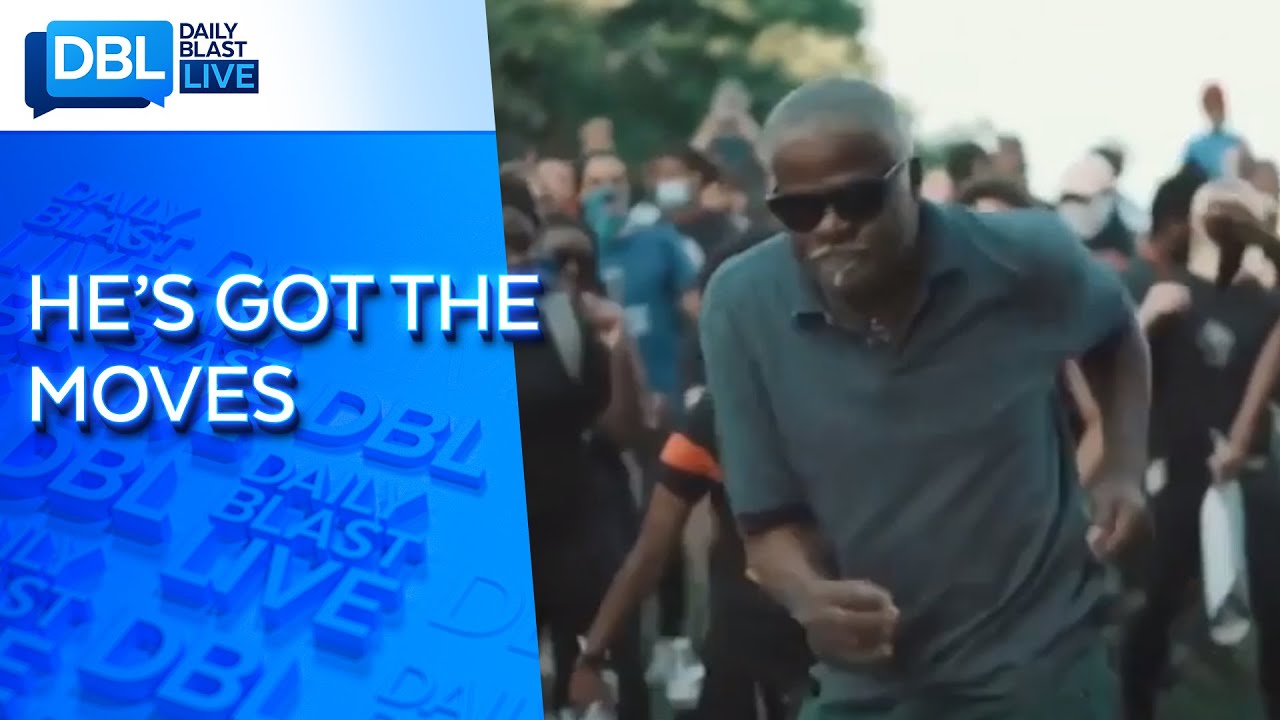 Man Dances at Protest, Goes Viral For Performance