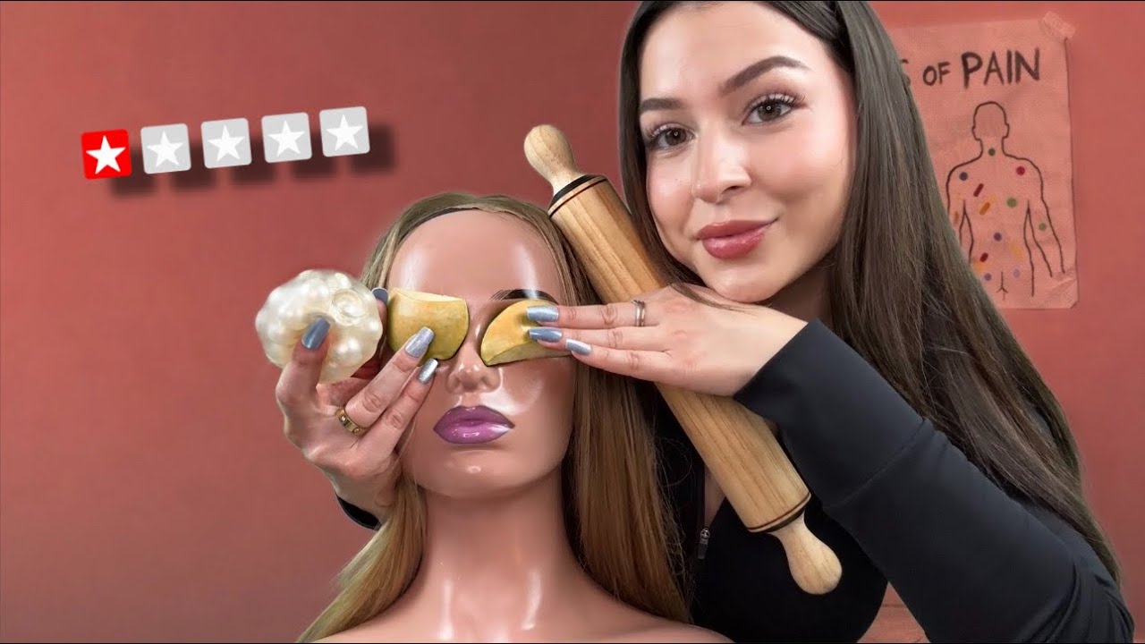 ASMR 1⭐️ Low budget MASSAGE SPA&hellip;but she&rsquo;s so nice 🥹