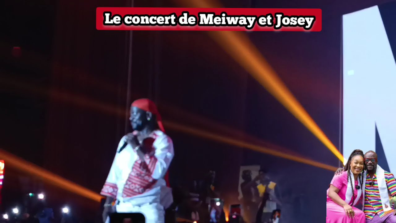 Le concert de Meiway et Josey au Parc des expositions à Port-Bouët