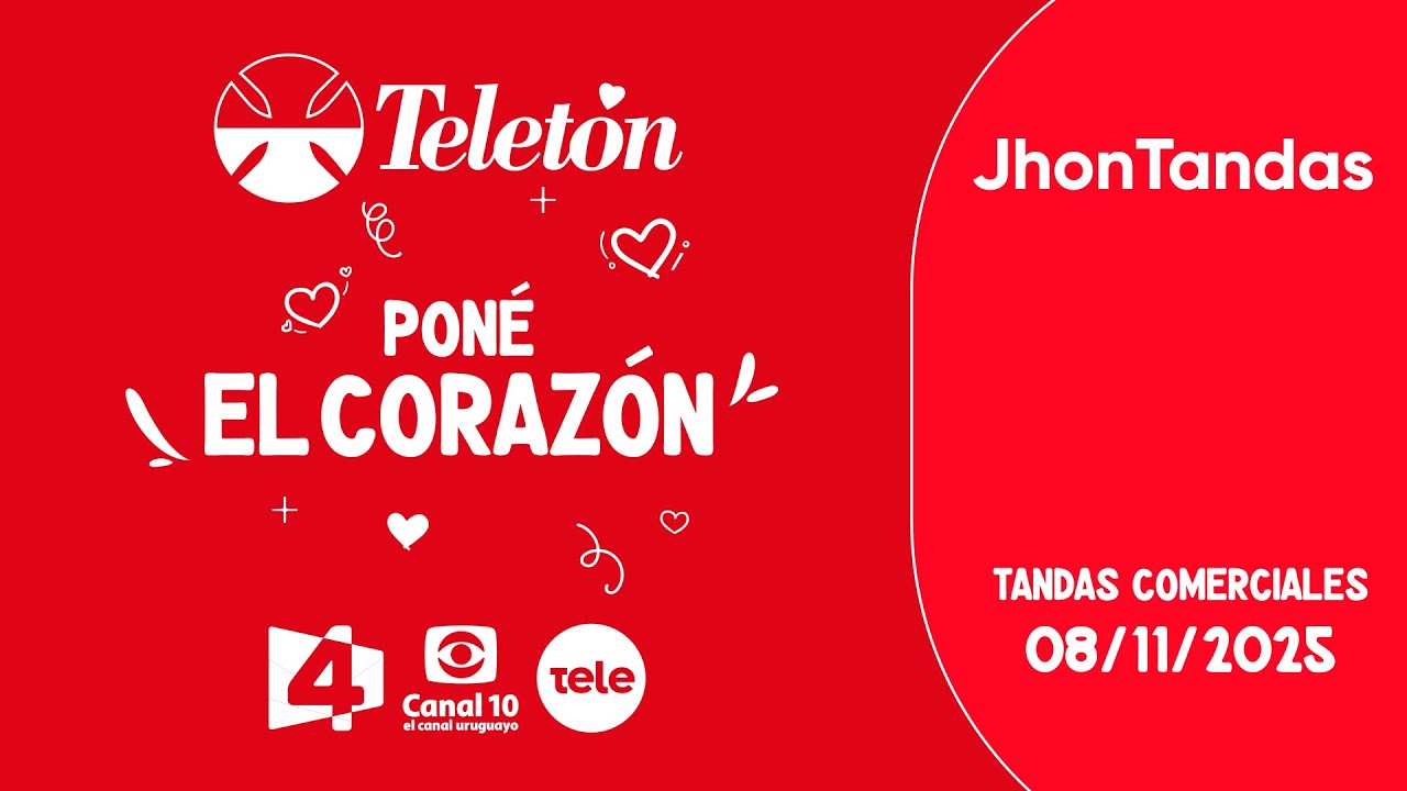Tandas comerciales - Teletón 2025 (8 de noviembre de 2025)