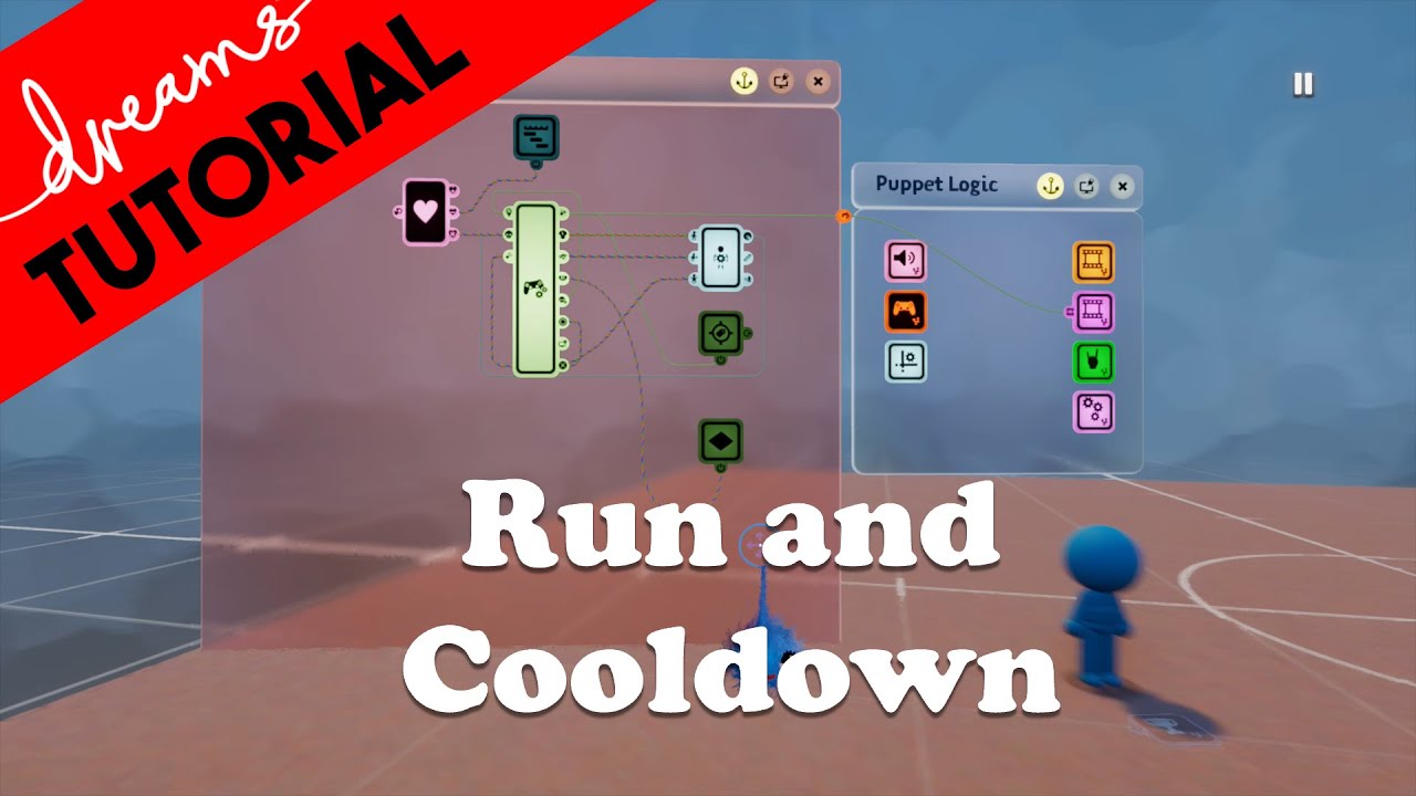 How do I? Run button and cooldown (Dreams PS4 /PS5)