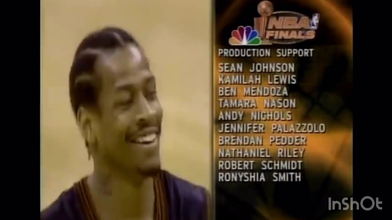 NBA on NBC Closing Credits - Summer 2001