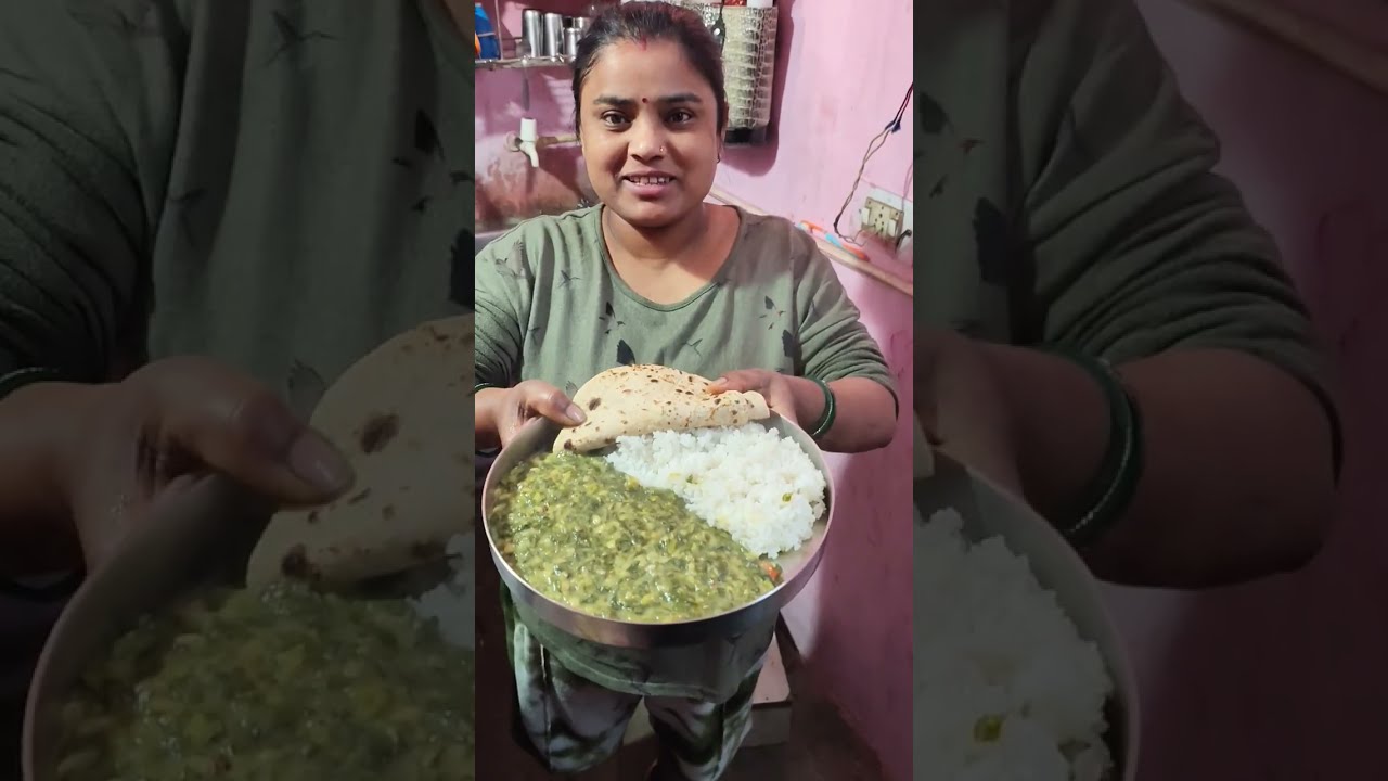 स्वाद और सेहत का जबरदस्त मेल! 🌱 #HealthyFood#DalPalak #Shorts #HealthyRecipe #IndianFood #QuickRecip