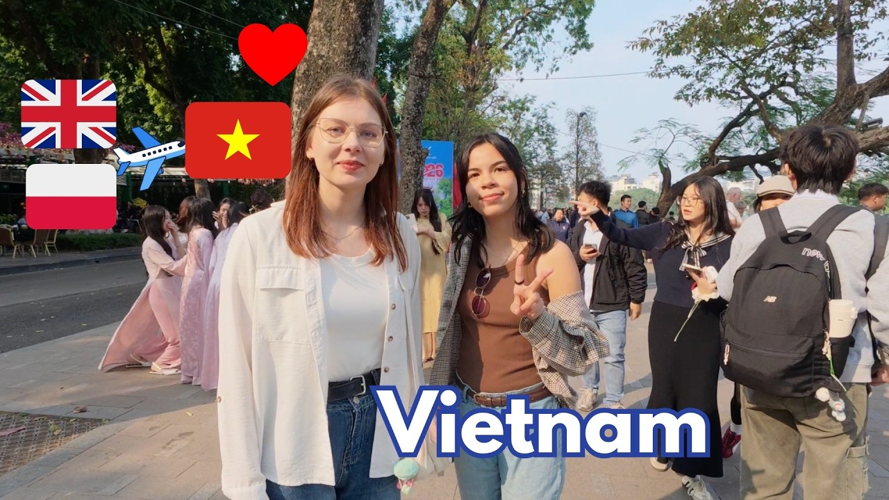 Phỏng vấn người nước ngoài vì sao họ thích Việt Nam? 🇻🇳 | Phỏng vấn đường phố - Cách học tiếng Anh