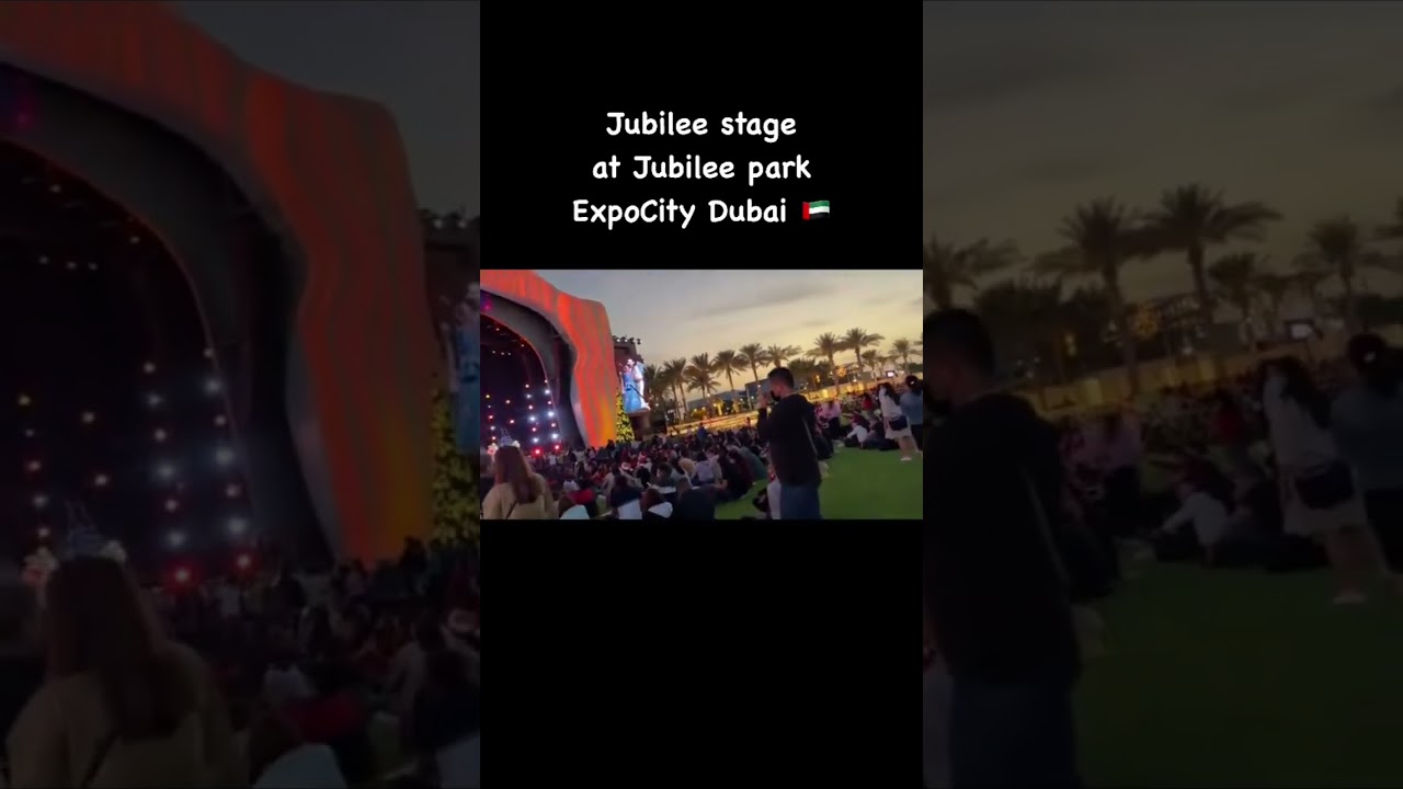 Dubai Travel: Jubilee stage at Jubilee Park ExpoCity Dubai 🇦🇪 #jubileepark #expocity #dubai