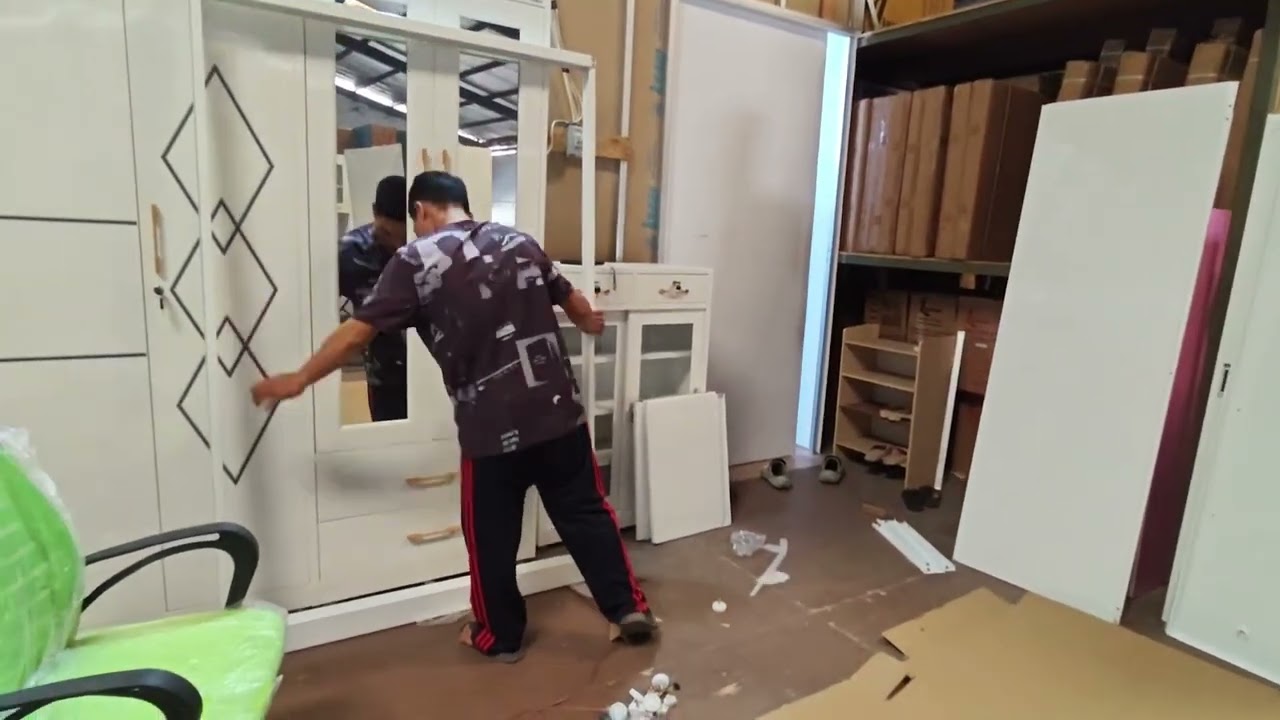 Tutorial Perakitan Lemari Besi 2 Pintu Vinly (PART1)