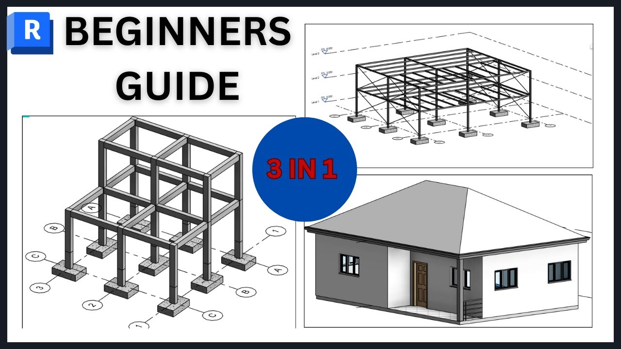 Getting started in Revit || Complete beginner tutorial Part 1
