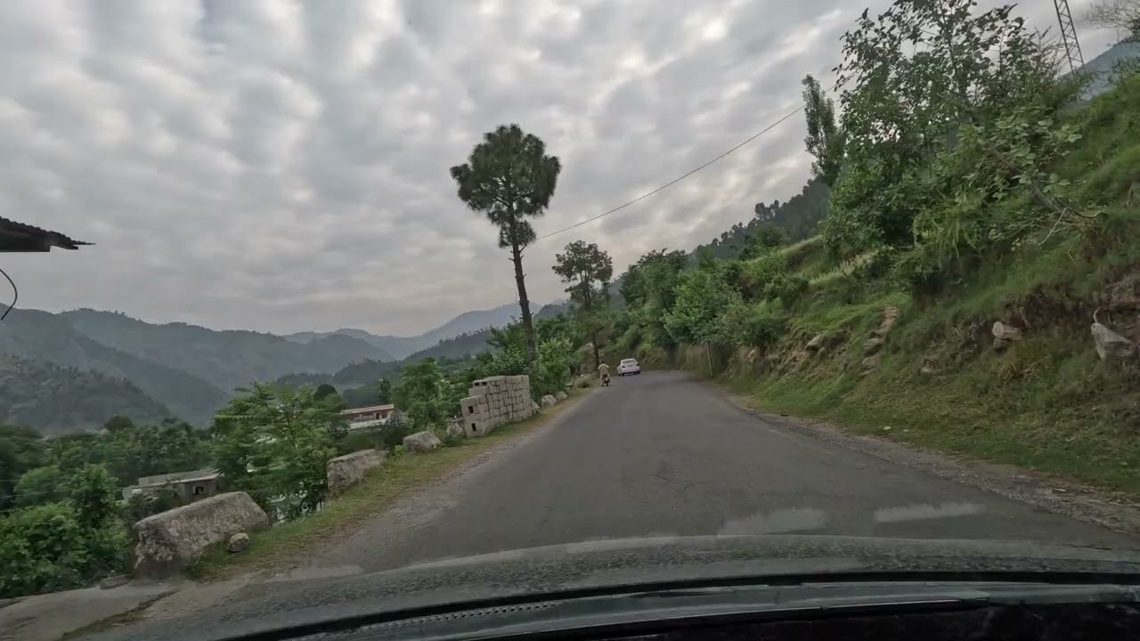 Scenic Drive Through Siran Valley | Nature, Mountains & Peaceful Roads