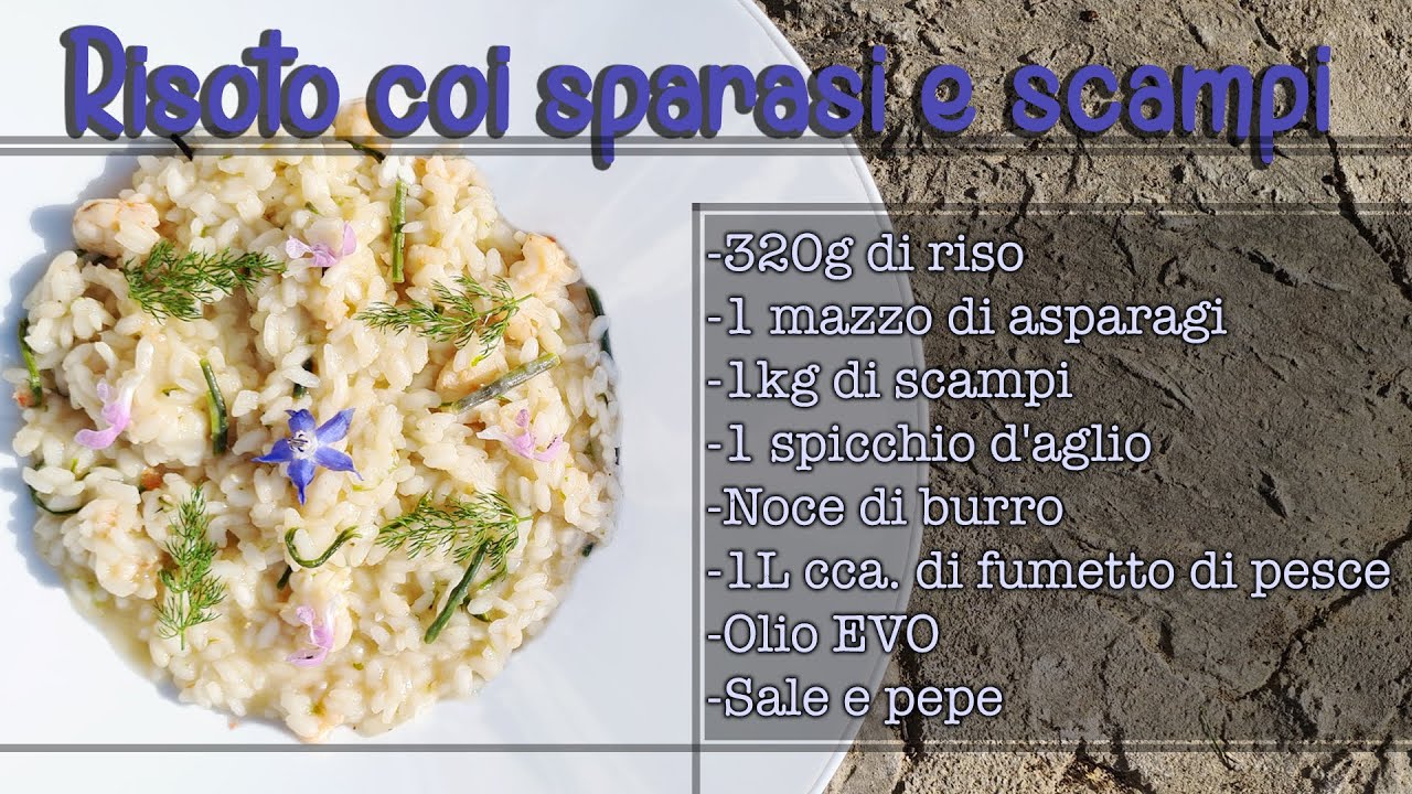 Olio in Padella ep 18 - Risoto coi sparasi e scampi