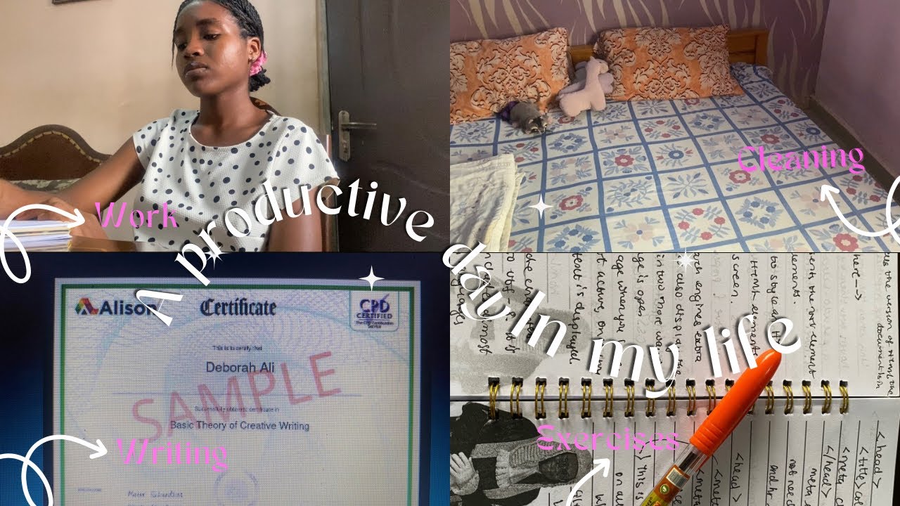 A productive Day in my Life | Organization, Positivity, Achieving goals💕