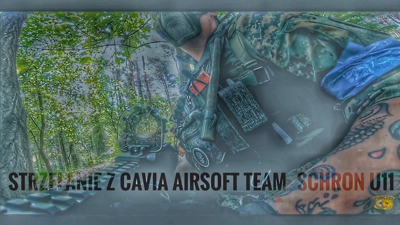 strzelanie z CAT- CAVIA AIRSOFT TEMA miejsce Schron U11