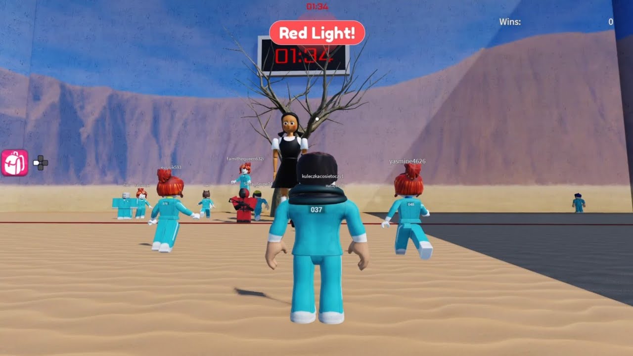 Red Light Green Light Game In Roblox | Squid Game All Games