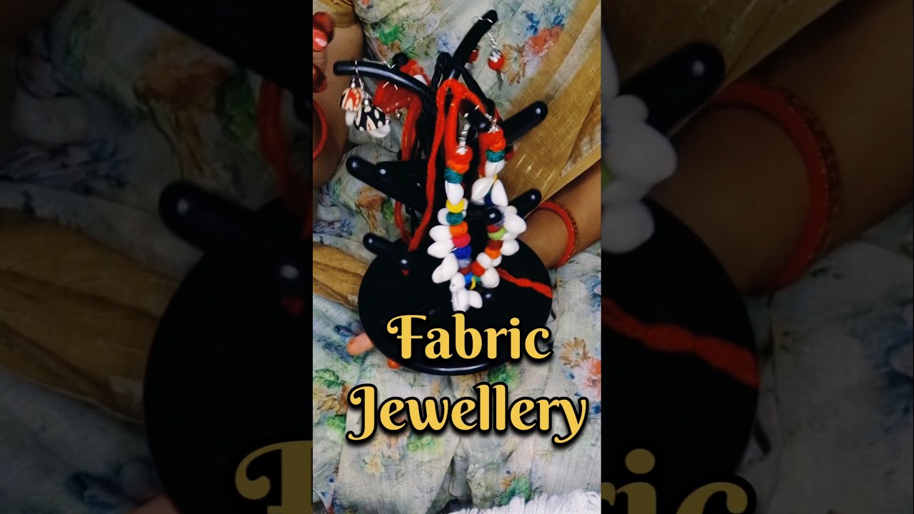 Fabric Jewellery Under 300 rs #jewellery#fabricjewelry#jewellerydesign#trending#ytshorts