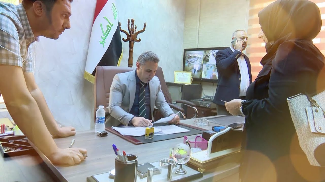 سامر عبد الهادي . مدير عام الضرائب يجري جولة تفقدية في دوائر الضريبة