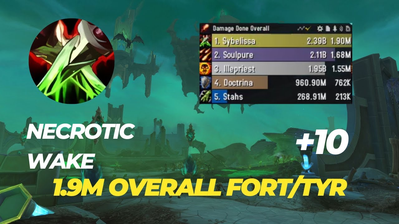 +10 Necrotic wake Assassination rogue pov 1.9M overall TWW 11.0.5 seaon 1