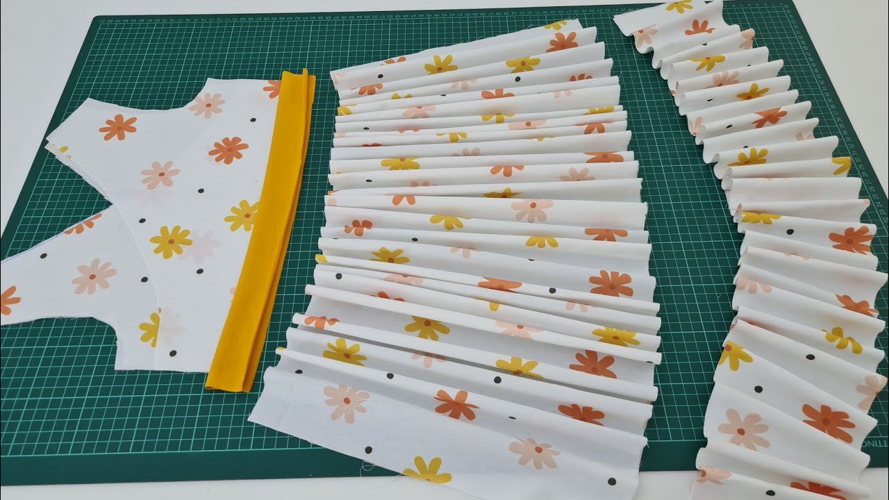 💛 Сошьем красивое и классное летнее платье для девочки 5-6 лет / Как сшить платье / Своими руками