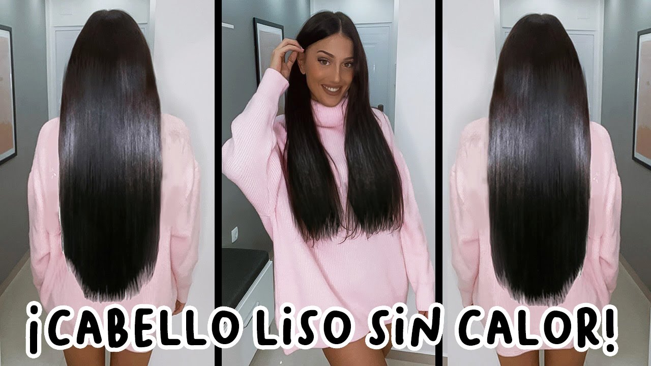 CABELLO LISO NATURAL SIN CALOR! (KERATINA CASERA para ALISAR en CABELLO que SI FUNCIONA 100%)