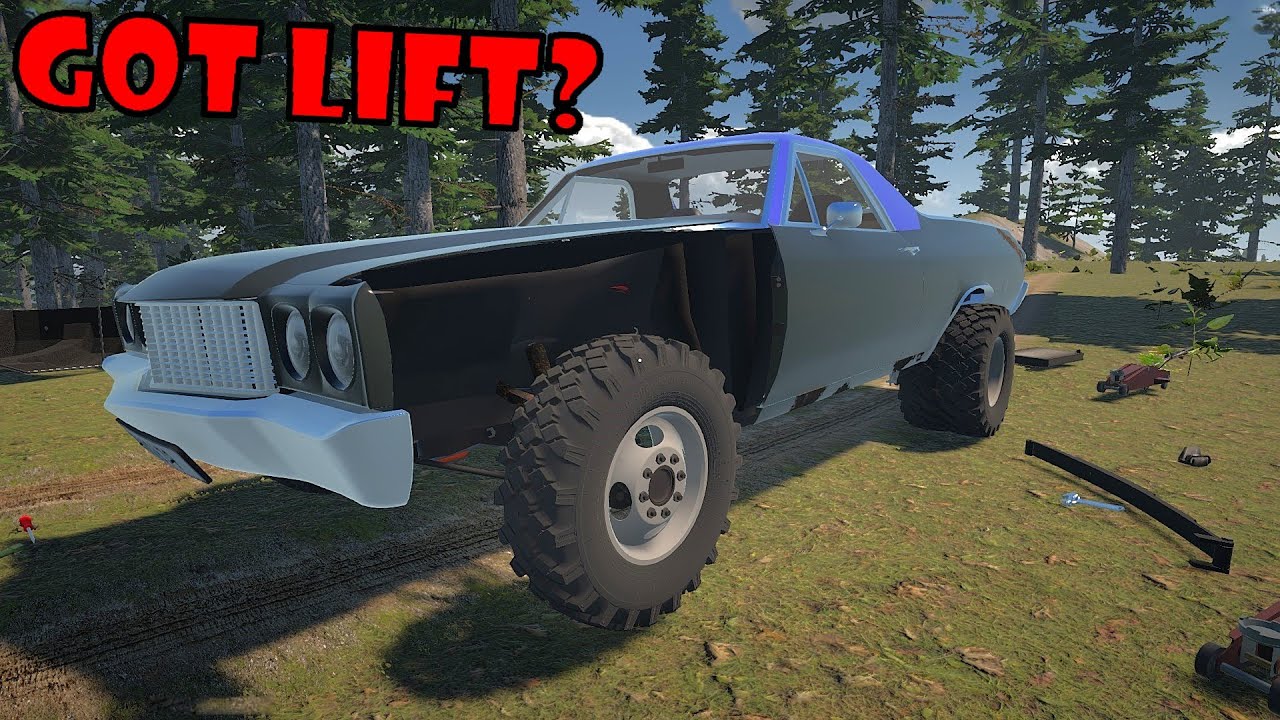 I LIFTED AND PUT MUD TIRES ON MY EL CAMINO!! - MY GARAGE (MULTIPLAYER)