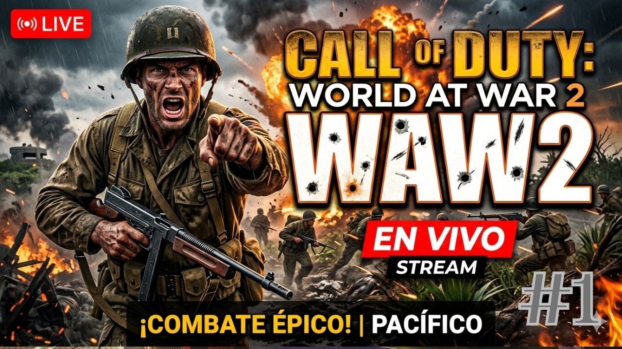 🔴 Call of Duty WaW II #1 #callofdutywaw #callofdutyworldwar2 #callofdutyworldatwar