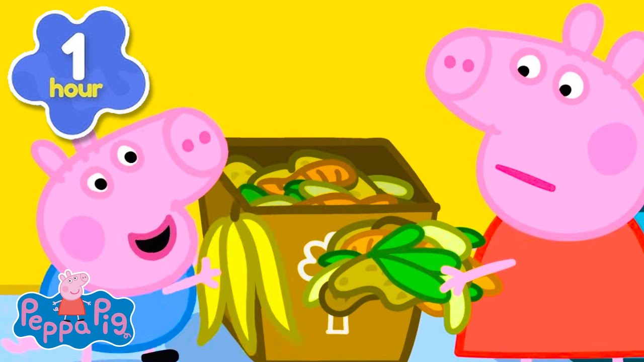 🌱Świnka Peppa uczy się o kompoście | Świnka Peppa | Kreskówki dla dzieci