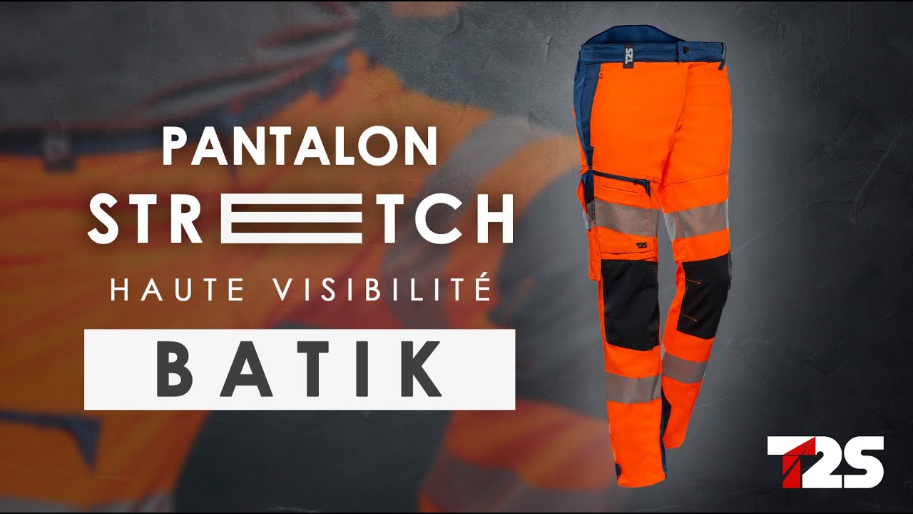 INNOVATION T2S | Pantalon STRETCH haute visibilité BATIK