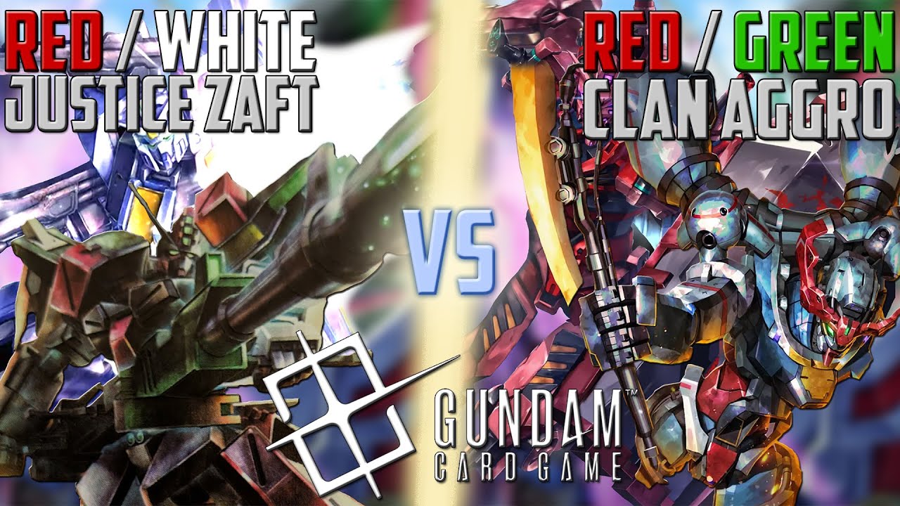 [Серия битв №13] Red White Justice ZAFT против Red Green Clan Aggro | Карточная игра Gundam