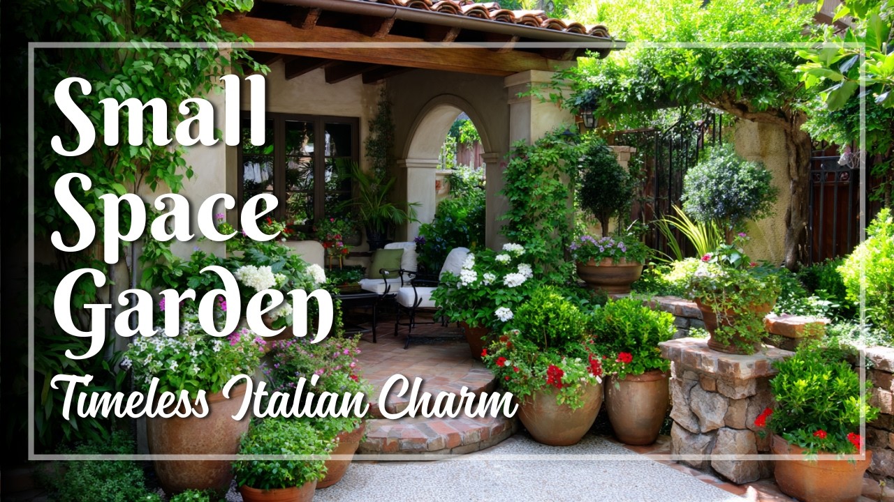 Italian Garden Ideas for Small Backyards 🌸 Turn Limited Space into a Timeless Luxury Retreat
